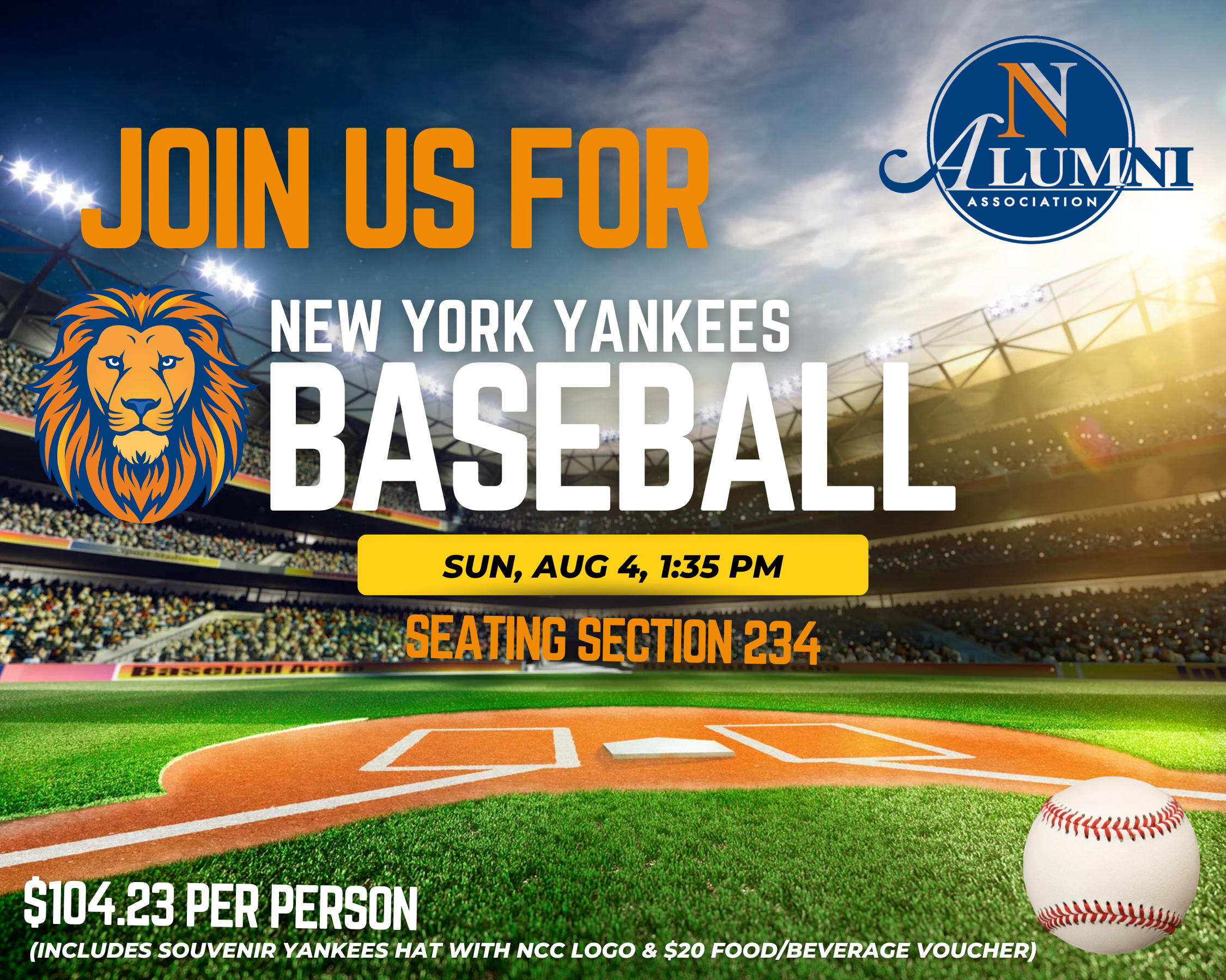 Join Us for New York Yankees Baseball